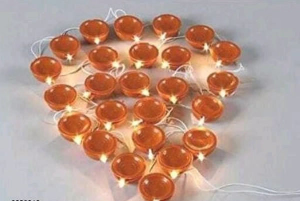 SHOPPYANA  r Plastic  Diya  1Meter Led Light For Decoration - 1 Meter, Plastic, Led Light, Pack of1, Kalash